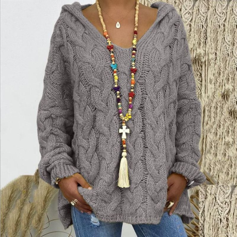 Sweat à capuche en V style Capri
