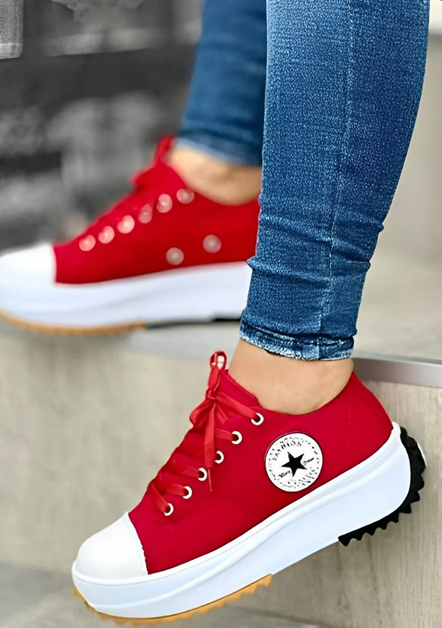 Baskets en toile pour femme