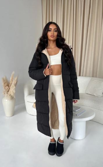 Berg-Feldt | Langer Wendedesign mit Muster und einfarbig für Frauen ideal für den Winter