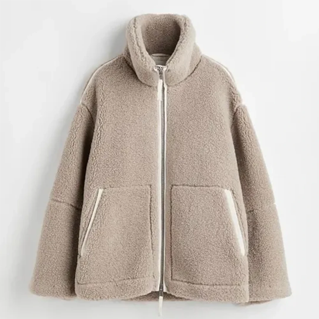 Berg-Feldt | Veste ample douillette à col montant