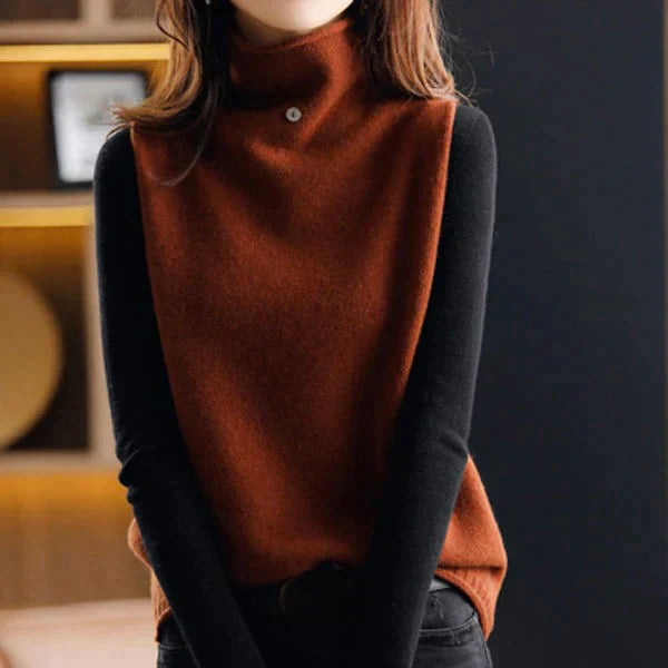 Berg-Feldt | Rollkragenweste für Klassische Looks