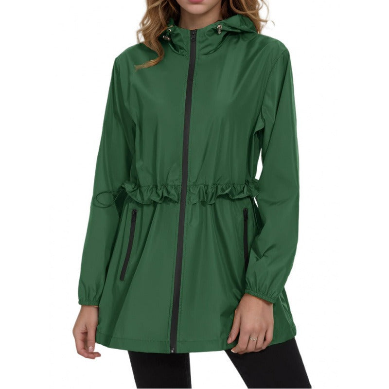 Berg-Feldt | Regenjacke mit Kapuze und Schnürung