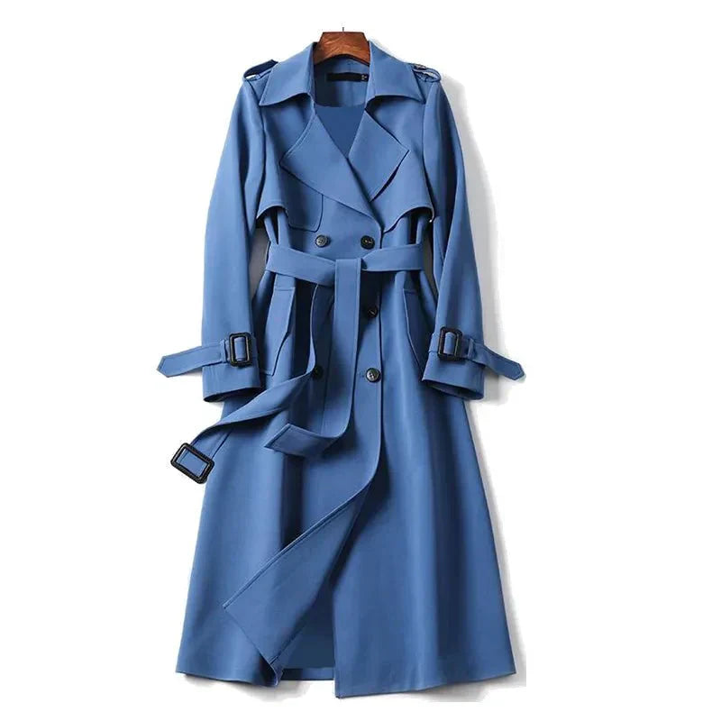 Berg-Feldt | Trenchcoat mit Gürtel und Doppelknopf