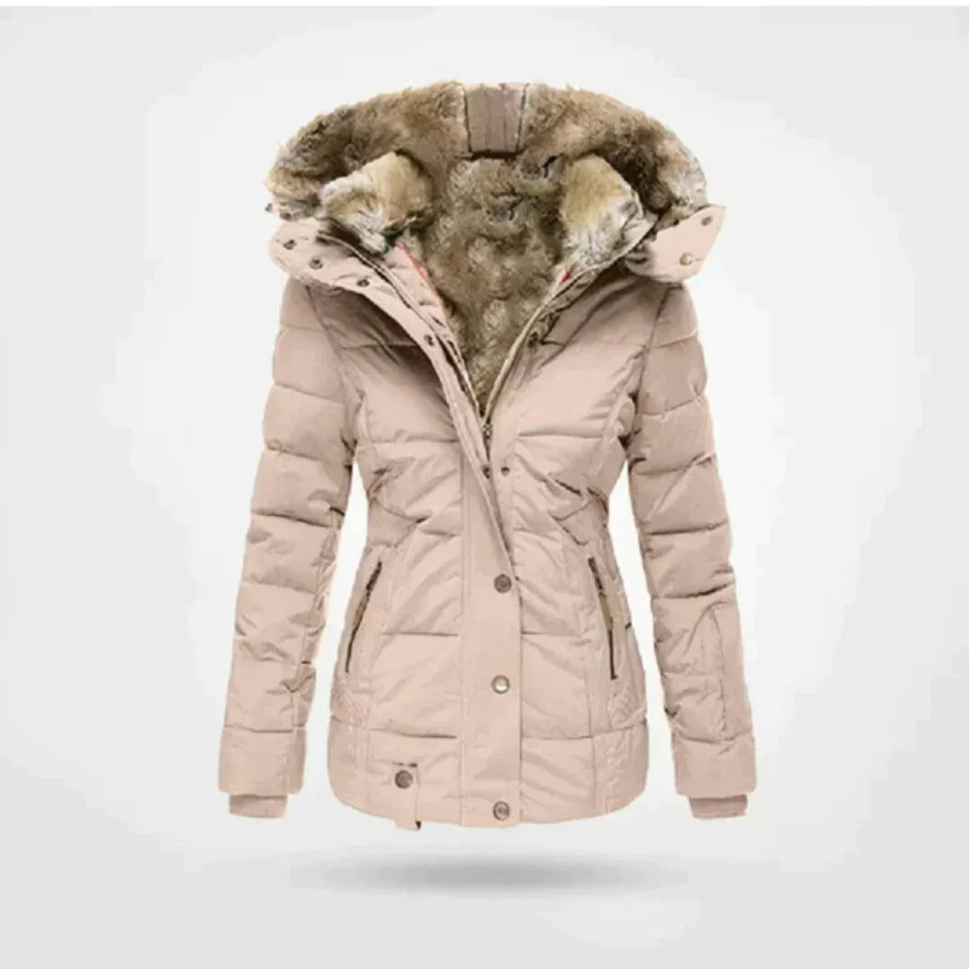 Berg-Feldt | Veste d'hiver courte et doublée, Coupe cintrée