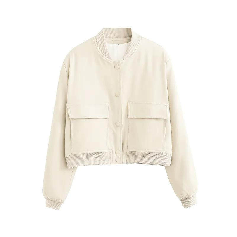 Berg-Feldt | Blouson Aviateur Couture avec Poches Coupe Droite Essentiel