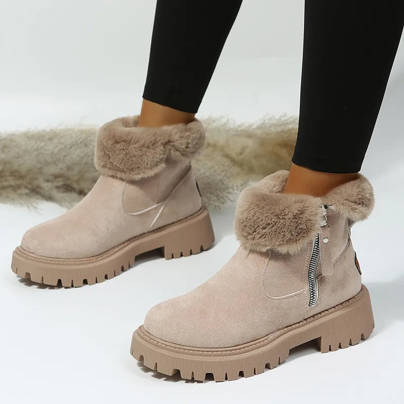 Berg-Feldt | Chaussures en coton renforcé velours chaud