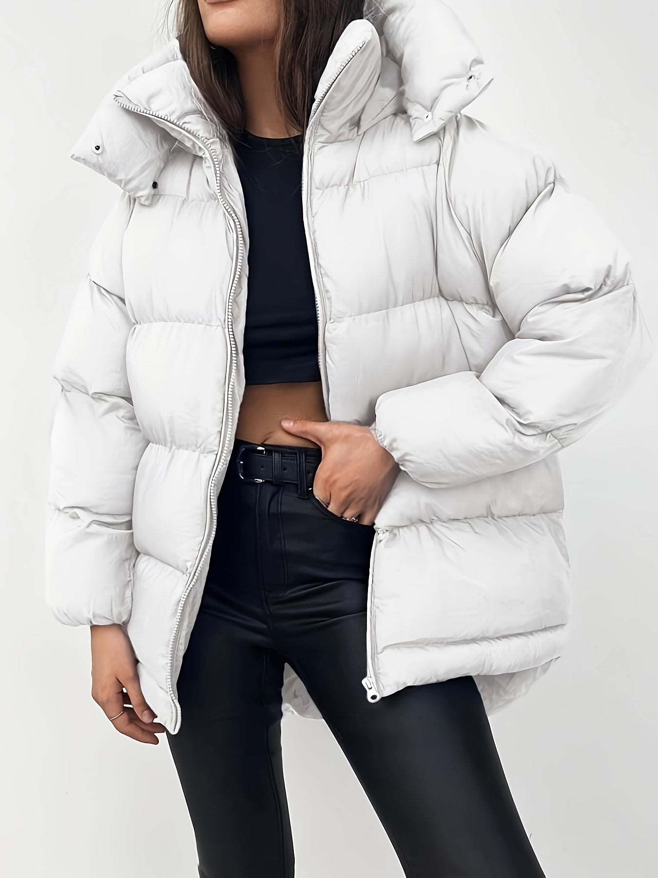 Berg-Feldt | Gemütliche Stilvolle Kurze Pufferjacke für Damen Warm und Vielseitig