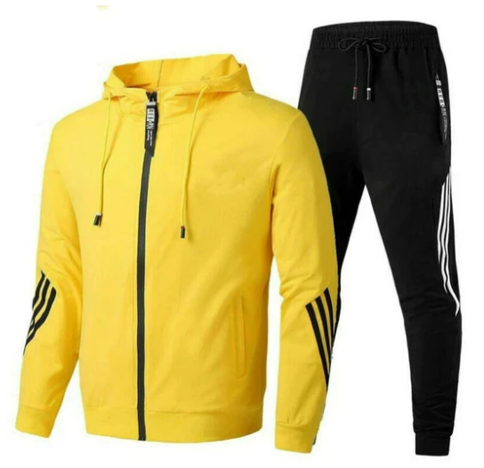 Ensemble de survêtement Fudus à capuche zippé et pantalon de jogging