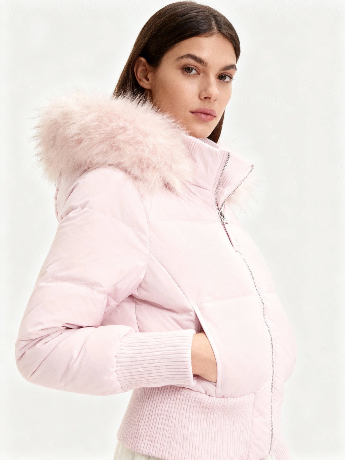 Damen Gestepptes Winterjacke – Warm, Leicht & Mit Abnehmbarer Kapuze | Berg-Feldt
