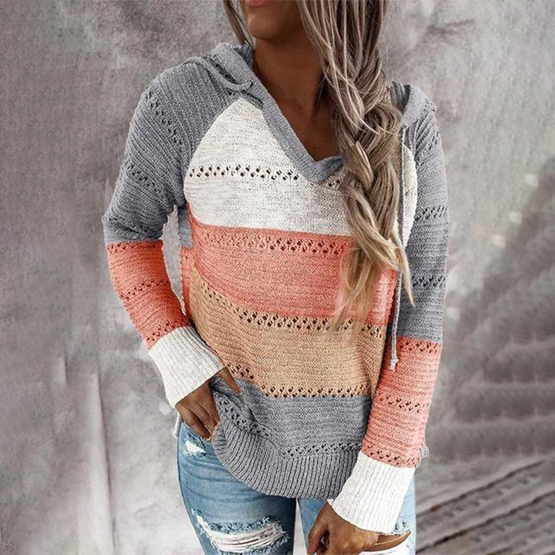 Berg-Feldt | Strickpullover mit Kapuze Atmungsaktives Material Lässiger Stil