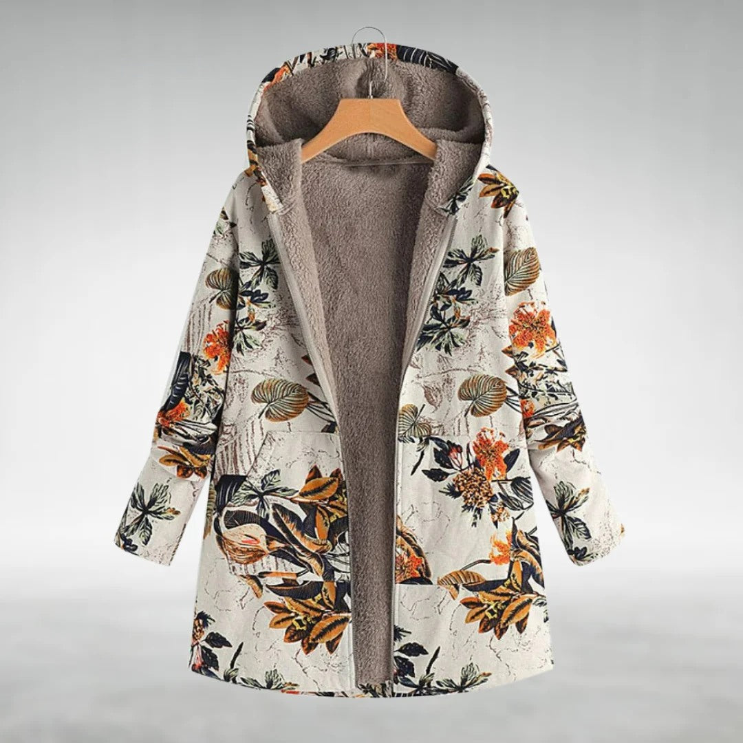 Berg-Feldt | Geblümte Fleecejacke
