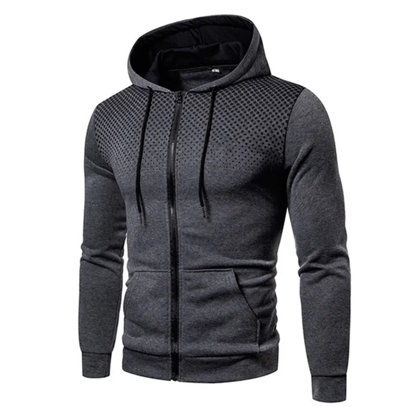 Berg-Feldt | Pullover mit Kapuze und Punkten