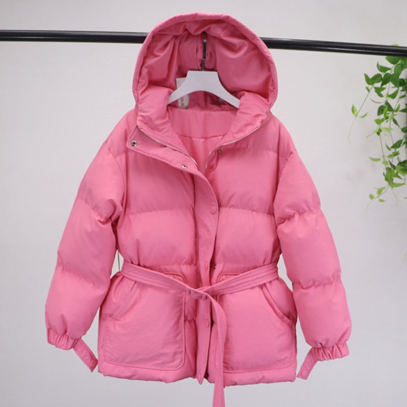 Berg-Feldt | Damen-Steppjacke mit Gürtel "Street Chic"
