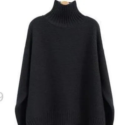 Berg-Feldt | Oversized Rollkragenpullover Gestricktes Polyester Komfort und Eleganz
