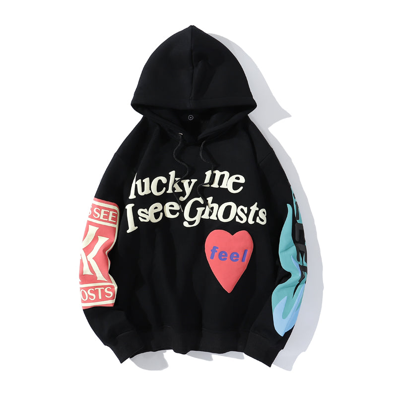 Fudus Sweat-shirt à capuche pour femme avec imprimé original