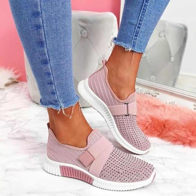 berg-feldt Damen-Slipper mit Klettverschluss für orthopädische Bedürfnisse