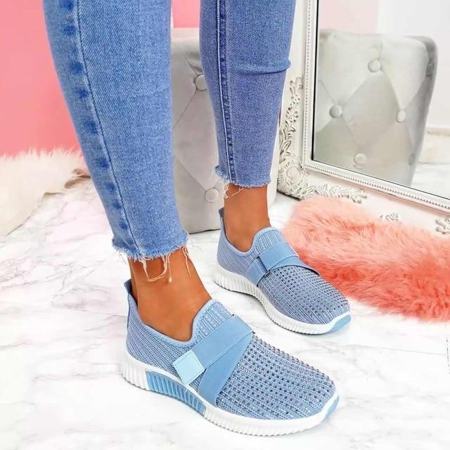 berg-feldt Damen-Slipper mit Klettverschluss für orthopädische Bedürfnisse