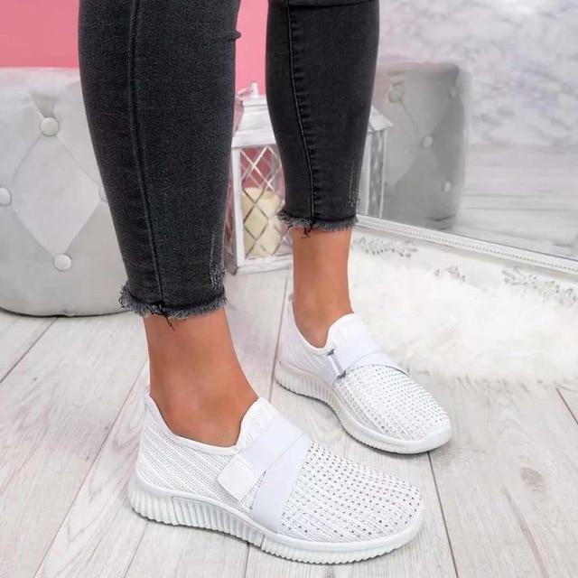 berg-feldt Damen-Slipper mit Klettverschluss für orthopädische Bedürfnisse