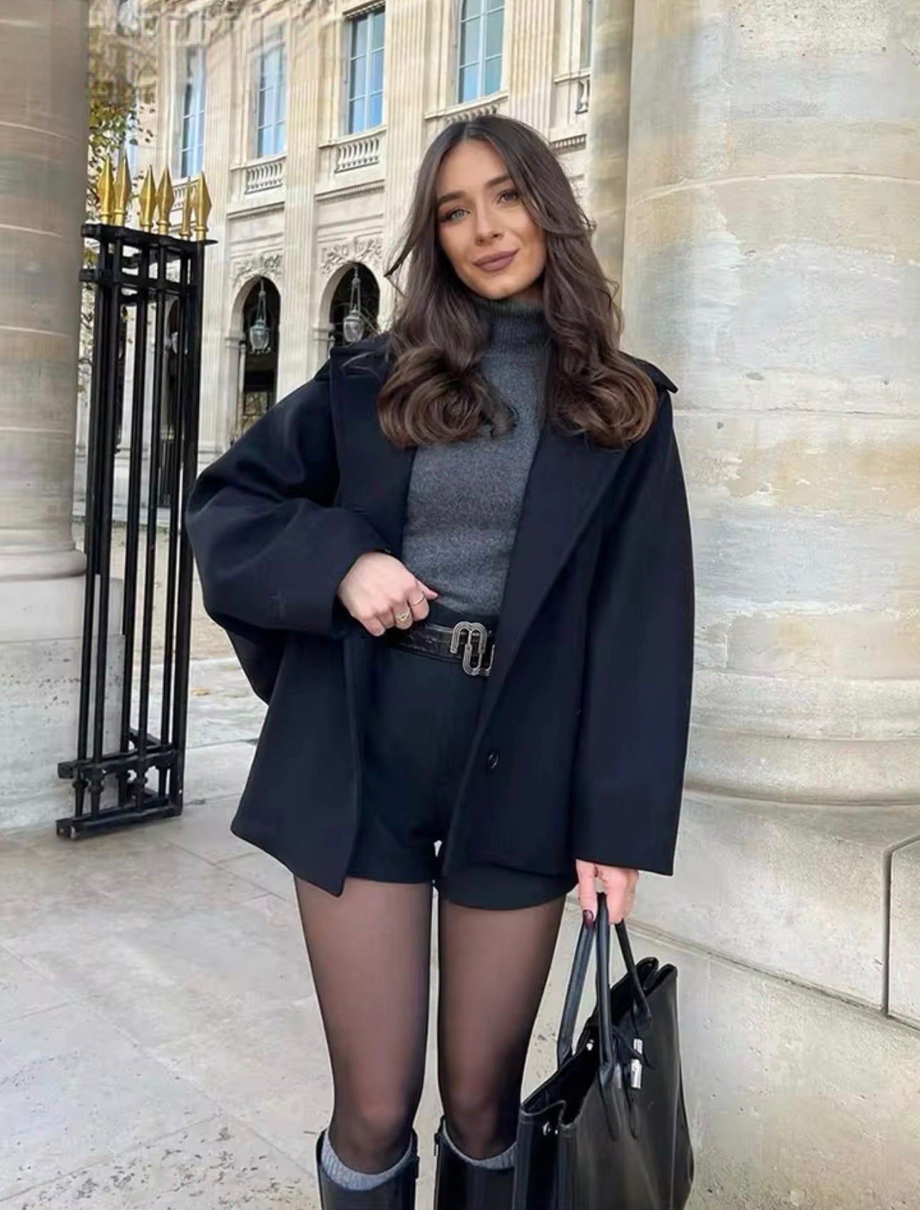 Berg-Feldt | Manteau en laine - un vêtement d'hiver élégant pour femmes