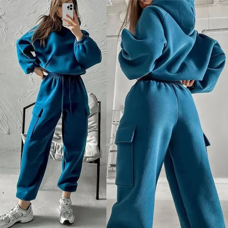 Jogginghose und Kapuzenpullover Set - Joanna
