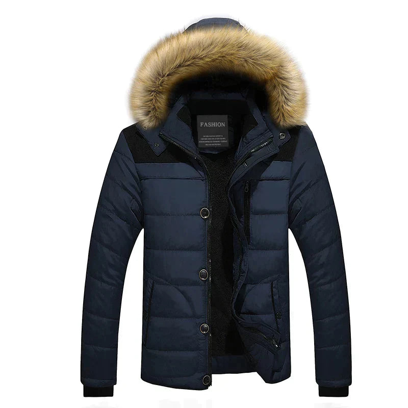 Berg-Feldt | Parka mit Fellkragen und Kapuze
