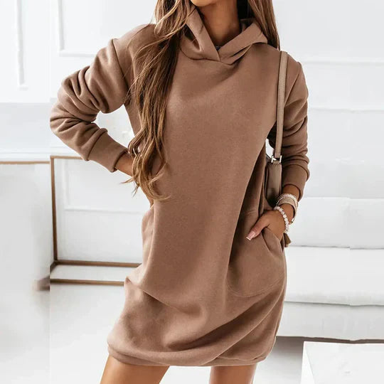 Berg-Feldt | Robe chaude à capuche pour femme avec finition douce