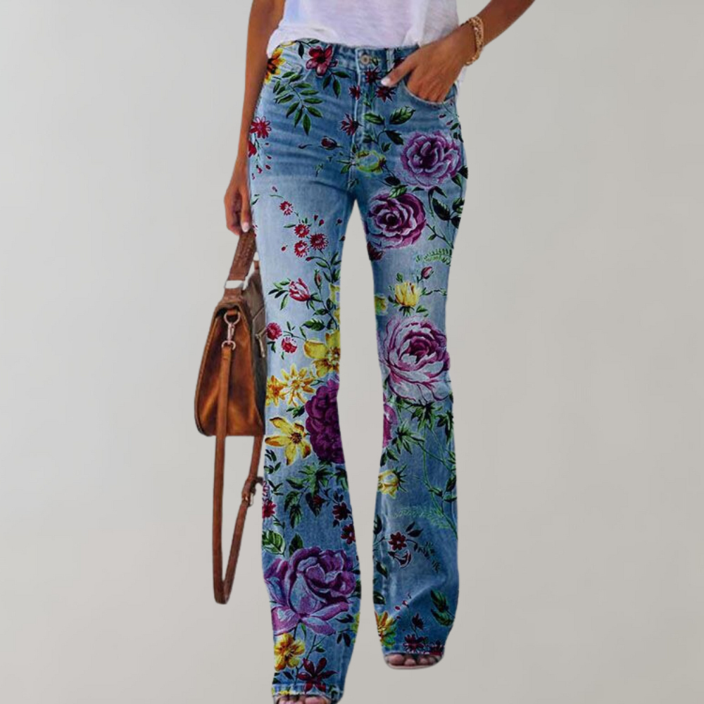 Pantalons pattes d'éléphant tendance Kjellfrid pour femmes