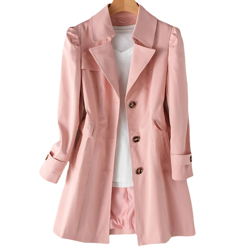 Berg-Feldt | Manteau long d'automne à boutons et col pour femme