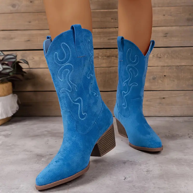 Berg-Feldt | Elegante Cowboy Damen Knöchelstiefel