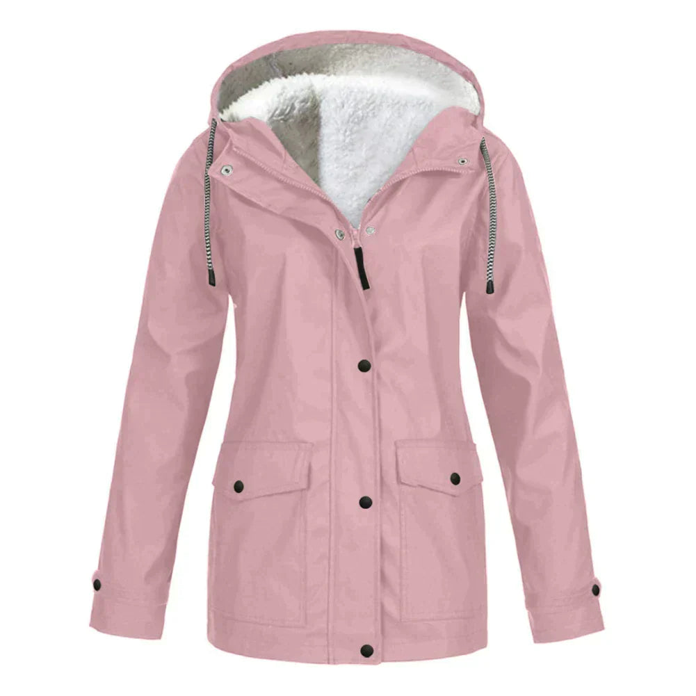 Berg-Feldt | Veste de Pluie Hiver Coupe-vent Doublée Femme