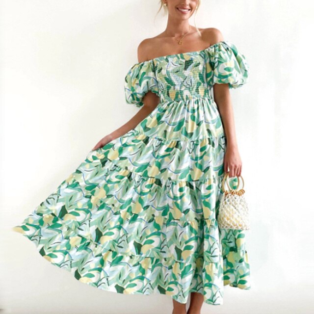 Robe d'été Katharina à motif coloré