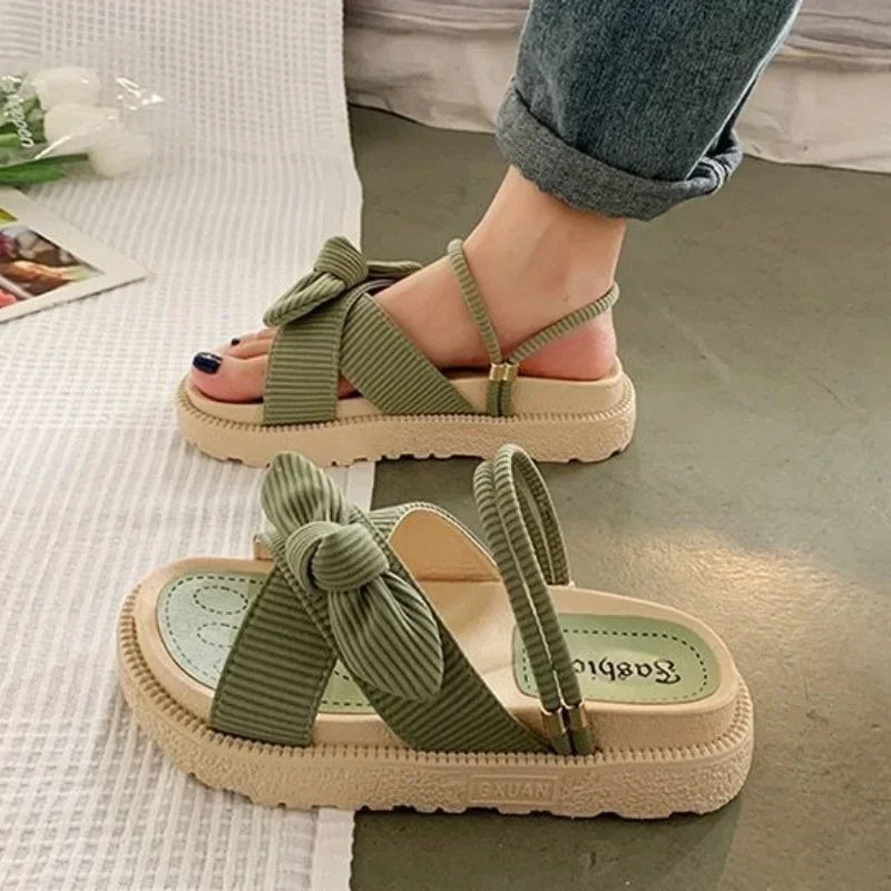 Sandales d'été Laura® à nœud papillon pour femme