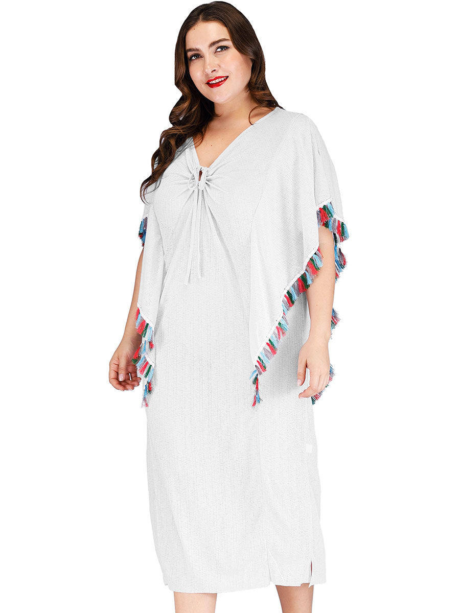 Women's Lightweight Fringe Cover-Up berg-feldt