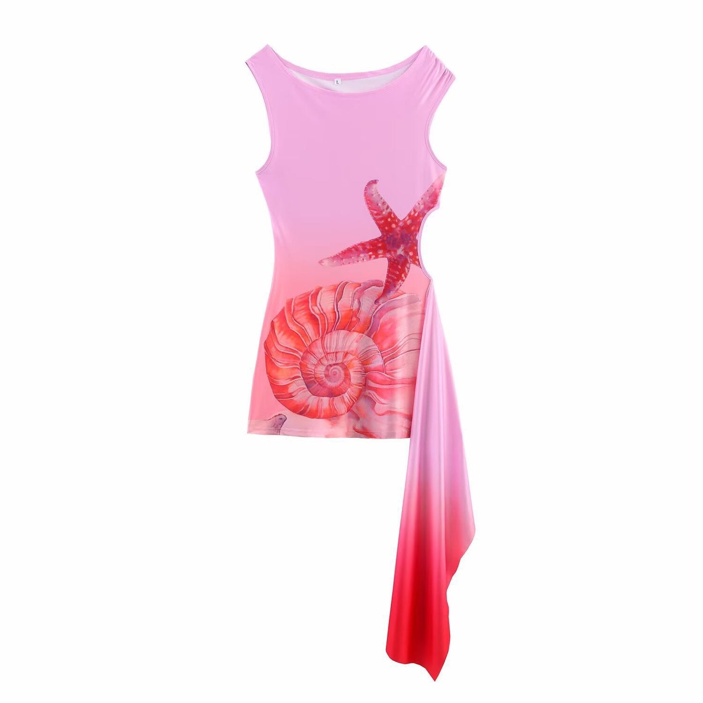 A-Linien-Kleid für Damen mit einzigartigem, asymmetrischem Saum von berg-feldt