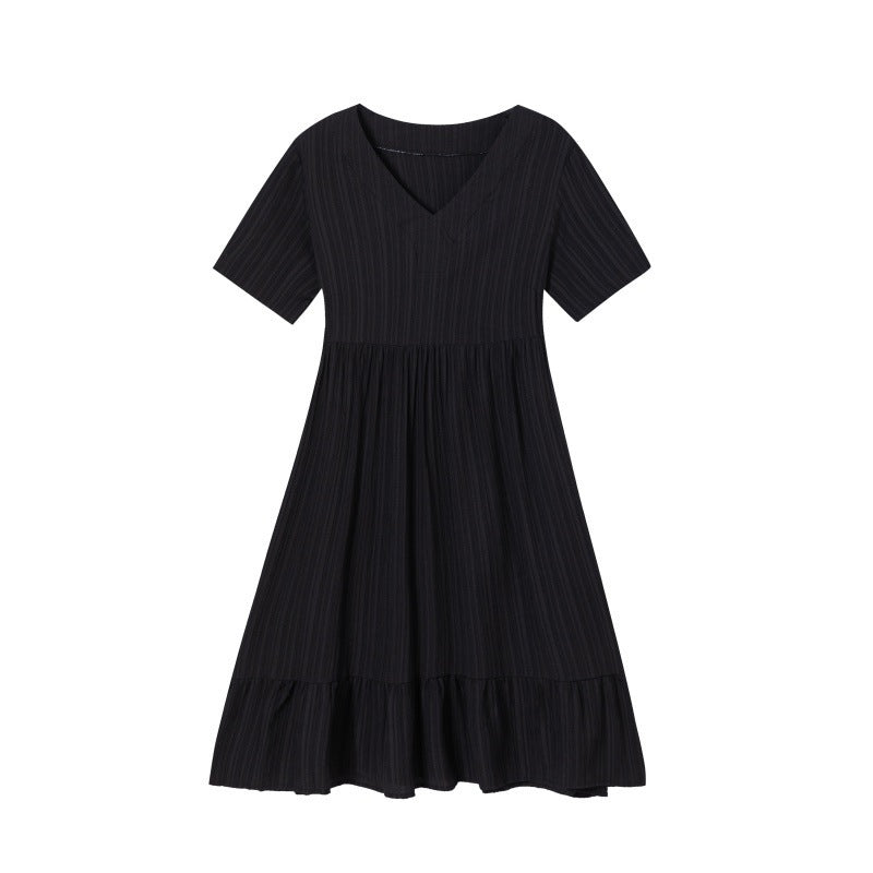 A-Linie Damen Midi Kleid mit V-Ausschnitt von berg-feldt