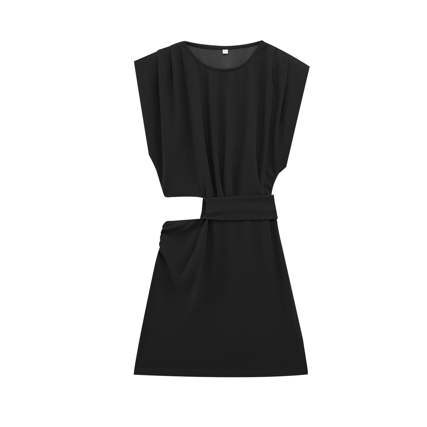 Wickelkleid für Damen, kurz, drapiert, mit Gürtel von berg-feldt