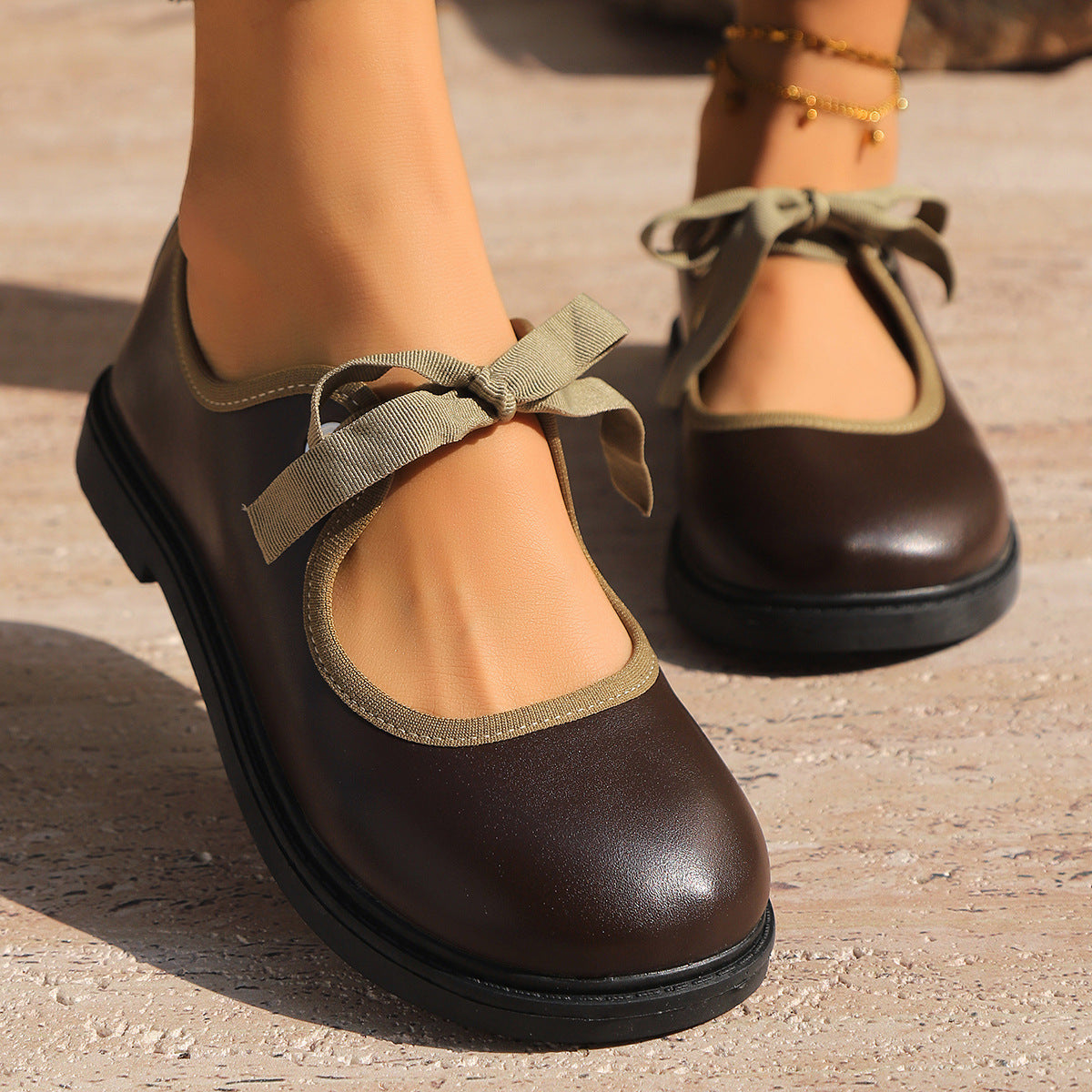 Bequeme Damen Ballerinas mit modischer Schleife von berg-feldt