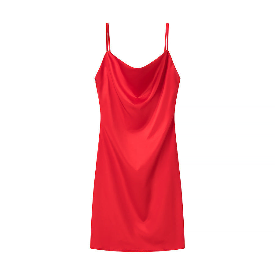 Women's Cowl Neck Slip Dress by berg-feldt