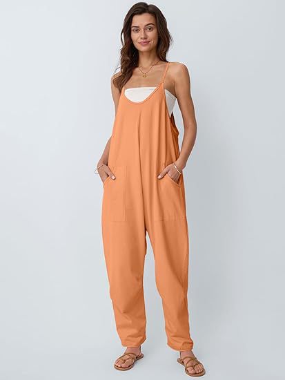 Bequemer Damen-Jumpsuit mit Taschen und verstellbaren Trägern von berg-feldt