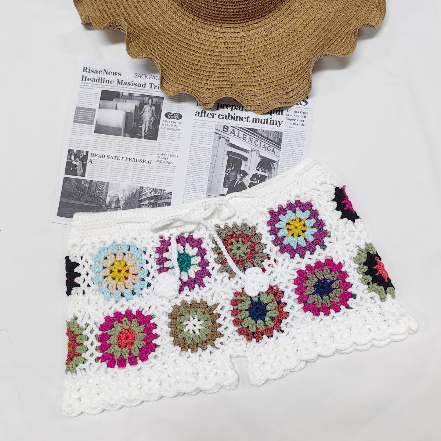 Women's Crochet Patchwork Shorts berg-feldt