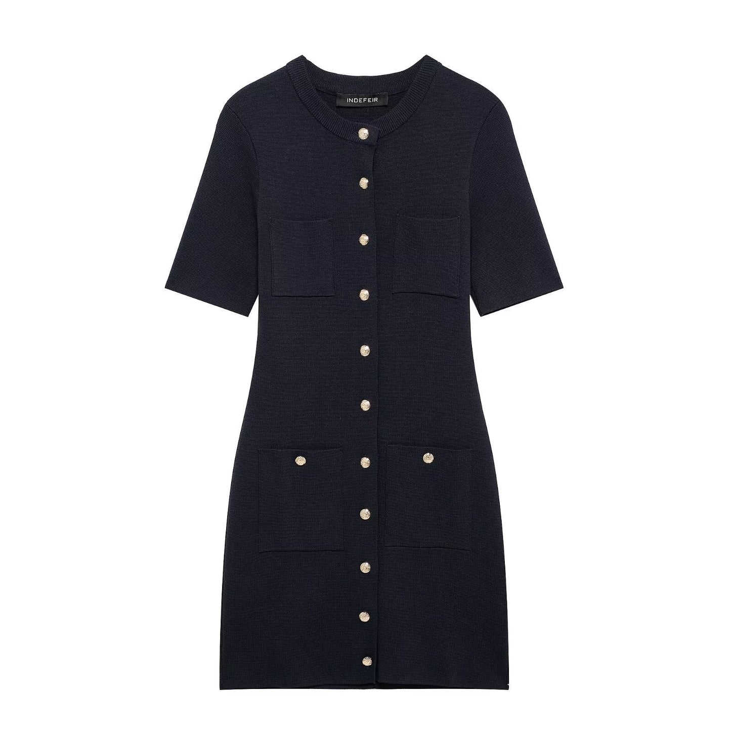 Women's Knit Button-Up Dress berg-feldt