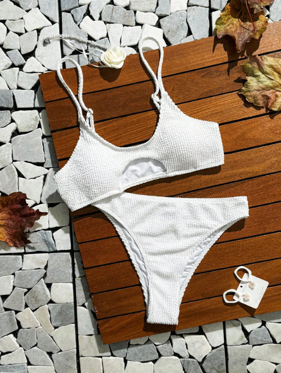 Ensemble de bikini femme berg-feldt deux pièces, taille haute et découpes