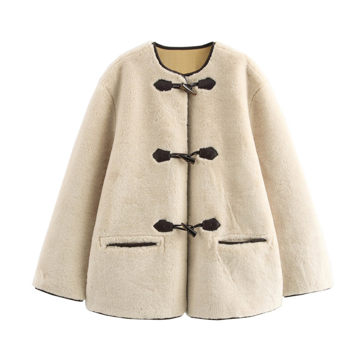 Women's Warm Sherpa Duffle Coat by berg-feldt