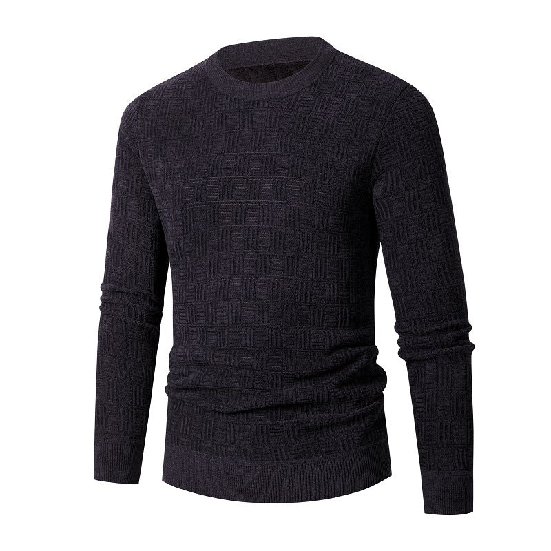 Herren modischer Strickpullover mit einzigartigem Strukturdesign Berg-Feldt