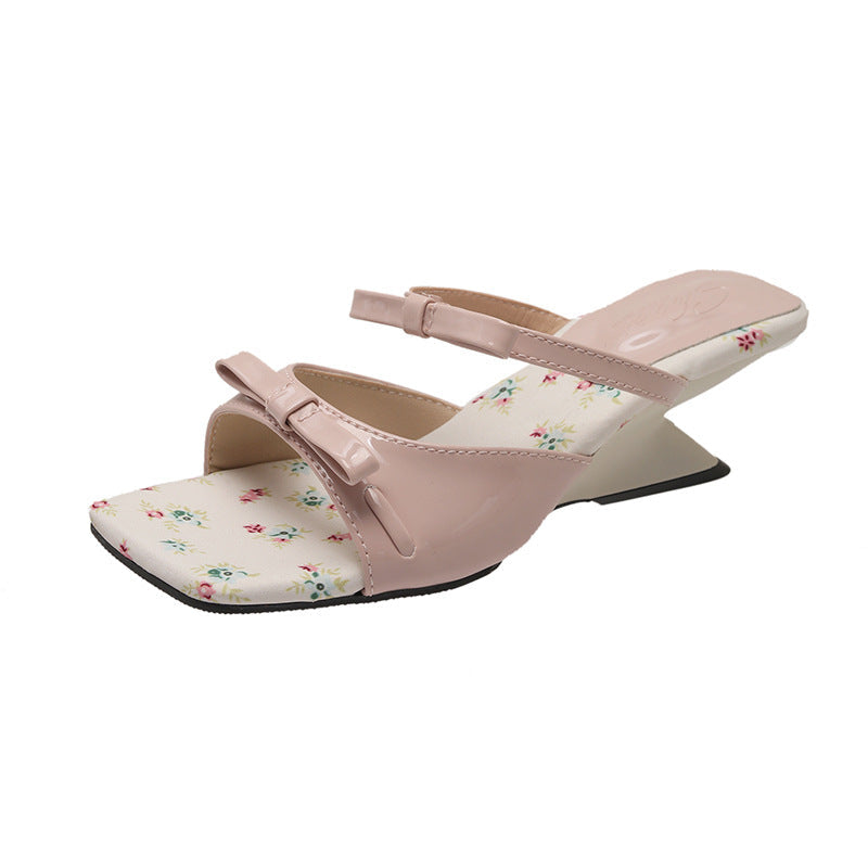 Élégantes sandales femme avec nœud décoratif de berg-feldt