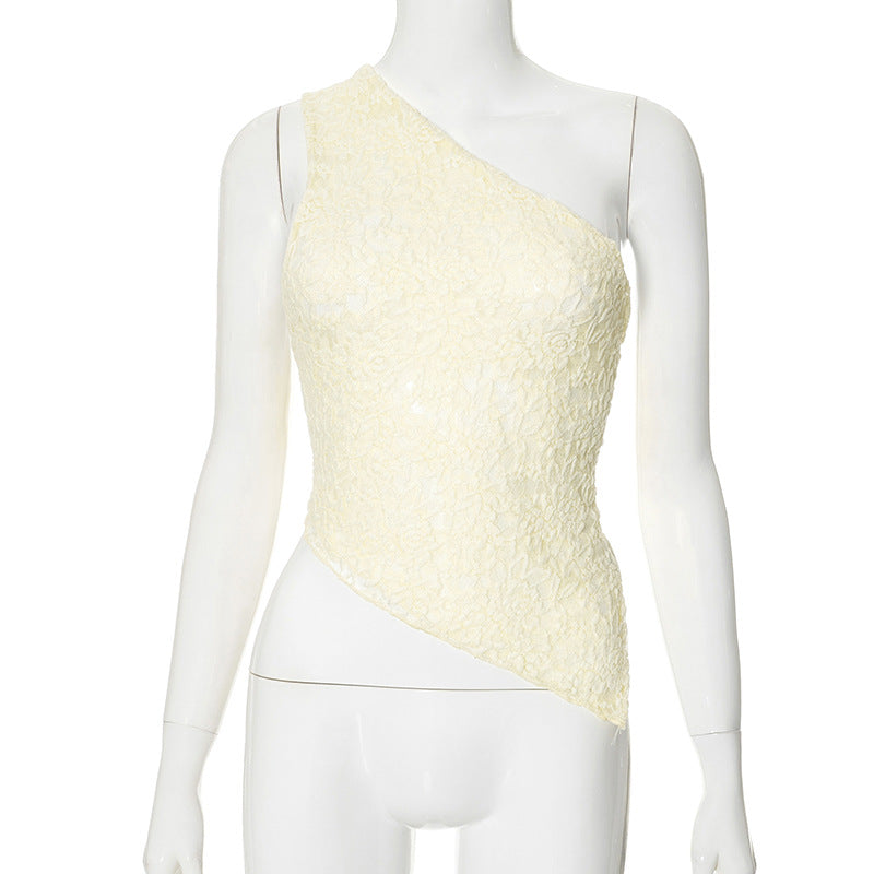 Asymmetrical Lace Top by Berg-Feldt for Women