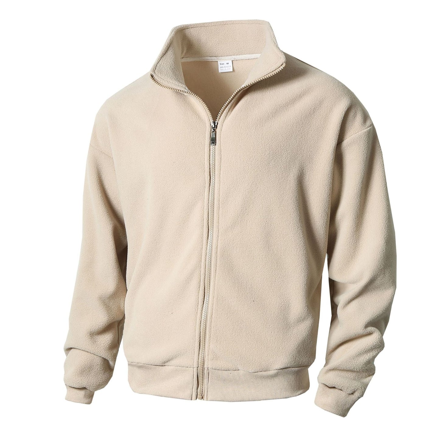 Veste polaire pour homme, col montant, fermeture éclair intégrale Berg-Feldt