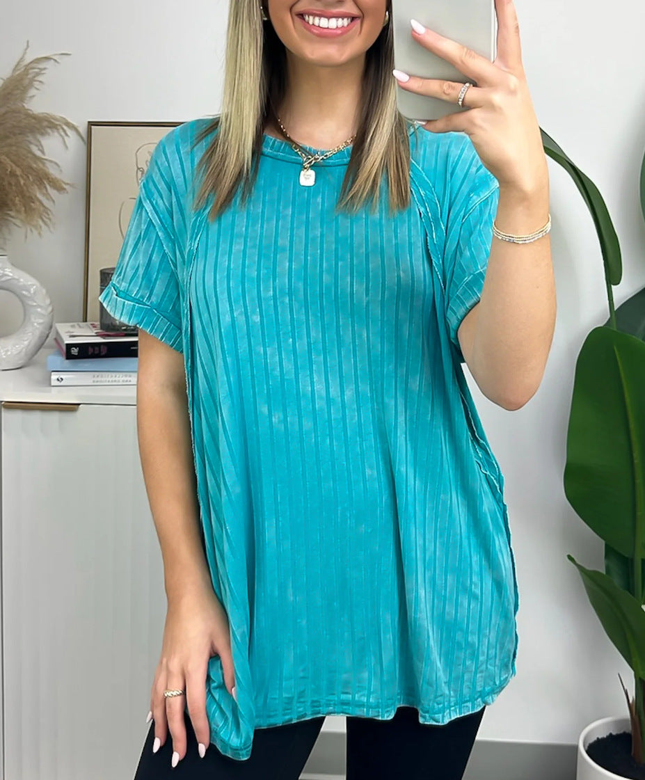 Bequemes Damen-Shirt mit vertikalen Streifen von berg-feldt