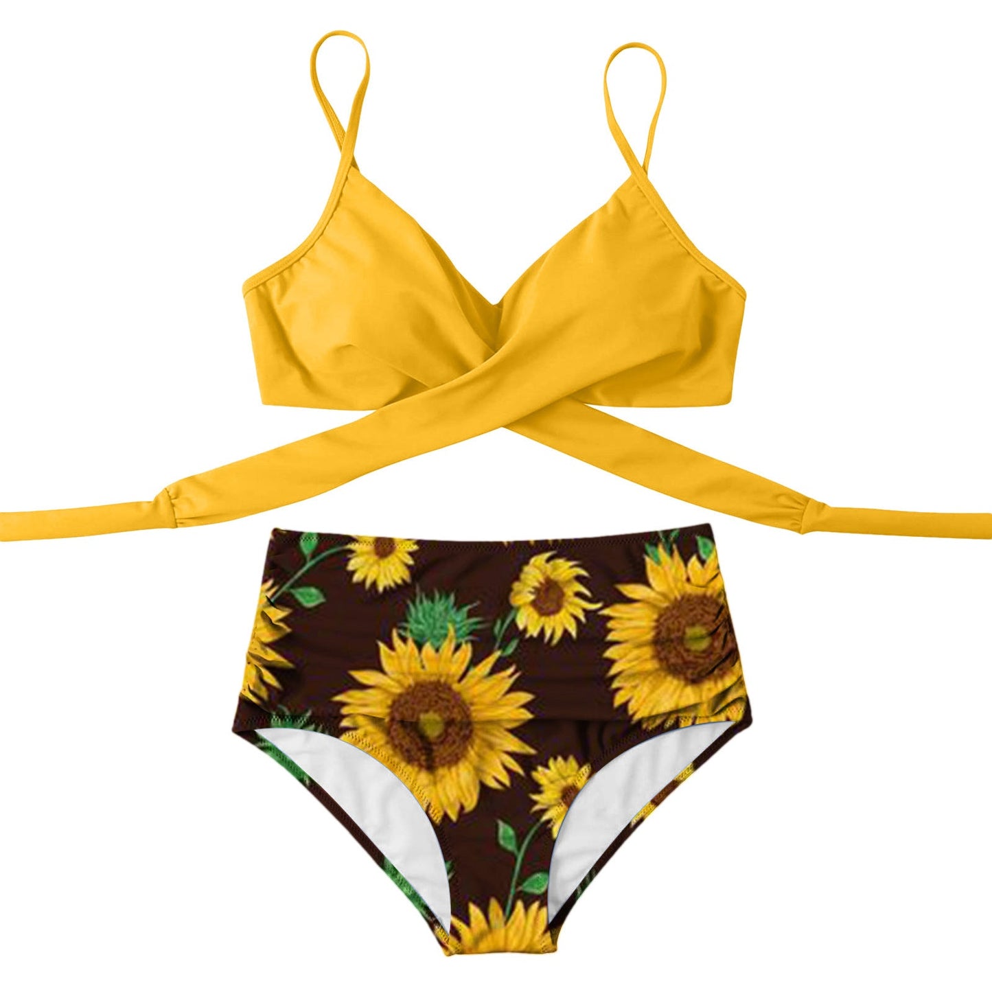 Wickelbikini-Set für Damen, hochtailliert von berg-feldt