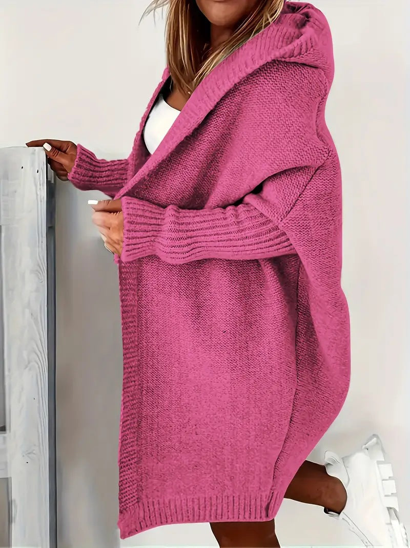 Damen Cardigan douillet avec capuche et coupe décontractée Berg-Feldt